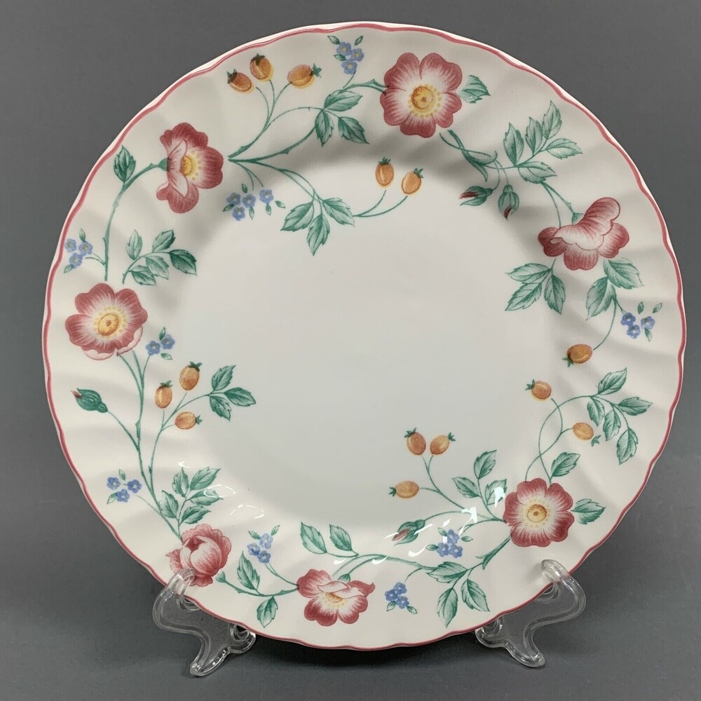 Churchill Staffordshire Briar Rose Dinner Plate 10" Made in England